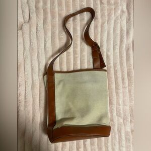 MNG (Mango) Canvas bucket bag